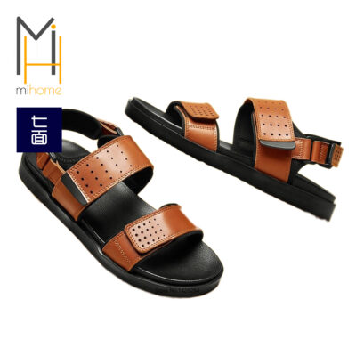 Кожаные сандалии Qimian