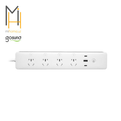 Умный удлинитель Xiaomi Gosund Smart Power Strip 4 розетки, USB, 2 порта Type-C (CP5Pro)