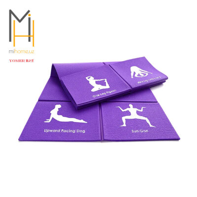 Складной коврик для йоги и фитнеса Yomer Folding Yoga Mat