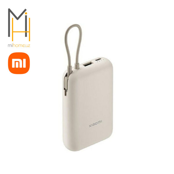 Внешний аккумулятор Xiaomi Power Bank With Cable USB-C Pocket Version 10000 mAh — изображение 2