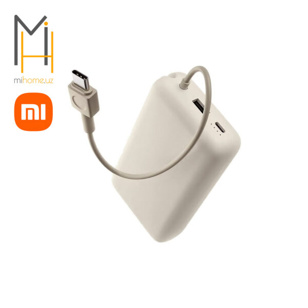 Внешний аккумулятор Xiaomi Power Bank With Cable USB-C Pocket Version 10000 mAh — изображение 3