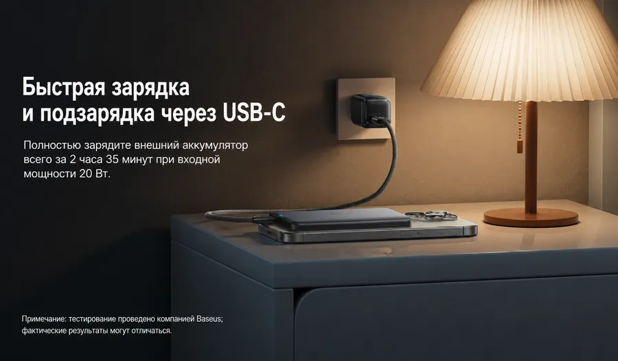 Внешний аккумулятор Baseus Ultra-Slim с MagSafe 10000mAh 27W PPKPC-1027 11 8c99d28f fbdf 4359 8d58 bdf615def01d результат