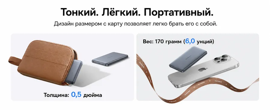 Внешний аккумулятор Baseus Ultra-Slim с MagSafe 10000mAh 27W PPKPC-1027 6 9f192ec5 32a5 4e5b a47d 55b264f89f92 результат
