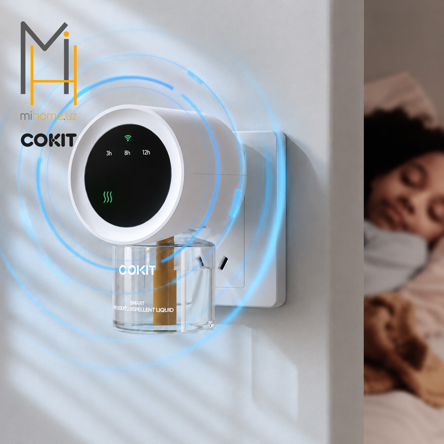 Умный фумигатор Xiaomi COKIT Intelligent Electric Mosquito Coil Liquid Heater CO-Q4 4 Умный фумигатор Xiaomi COKIT Intelligent Electric Mosquito Coil Liquid Heater CO-Q4 — изображение 4